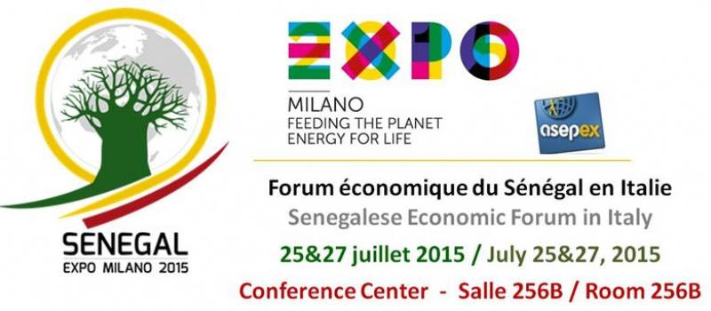Visuel Forum économique du Sénégal en Italie